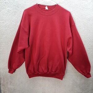 Vintage Sun Sportswear Sweatshirt Adult Extra Large Red Crewneck Grunge 1990s
